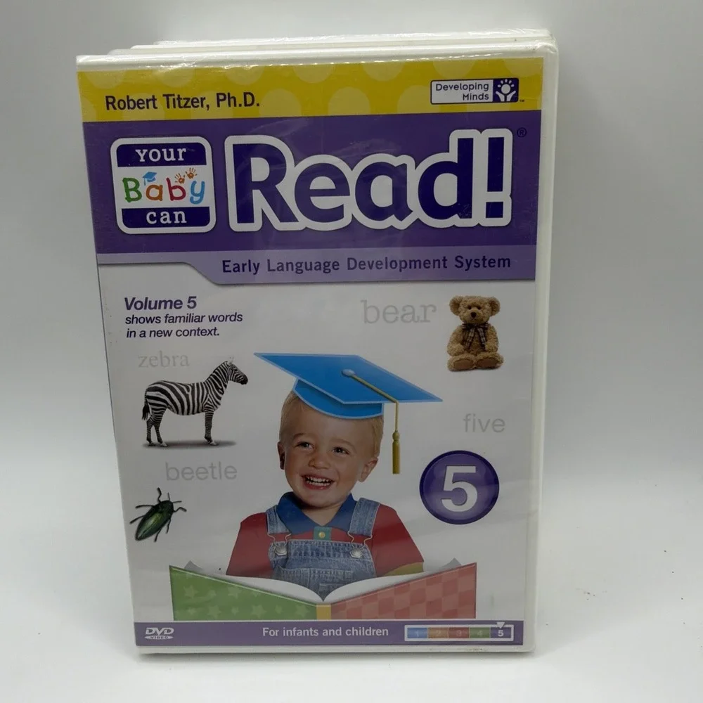 Your Baby Can Read DVD Lot  Of 5 Your Child Can Read Set Early Learning Titzer